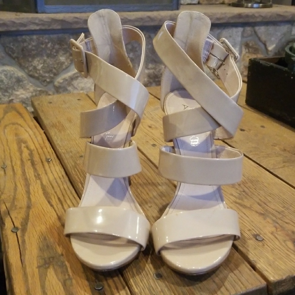 Patent leather heels